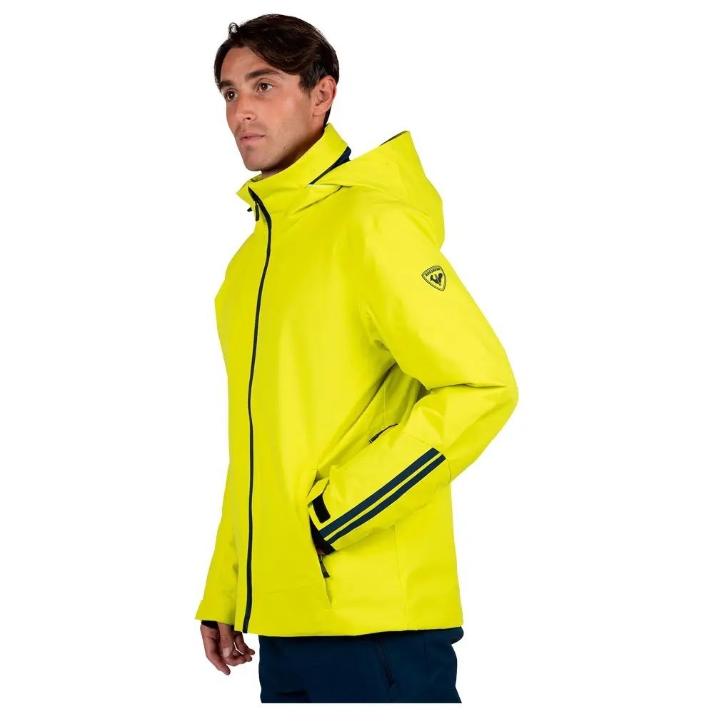 Rossignol Men's Strawpile Insulated Hooded Ski & Snowboard Jacket - Yellow